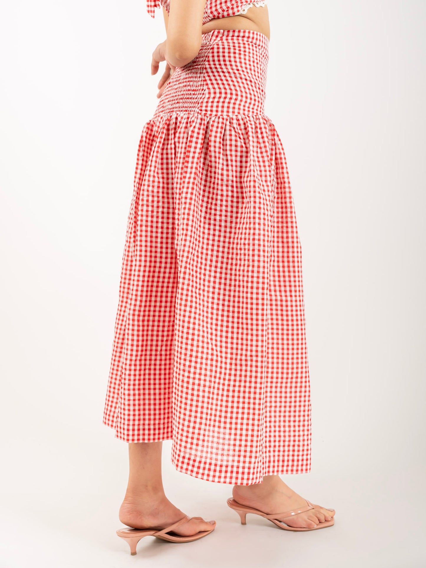 MONOMEE KYLIE GINGHAM SKIRT