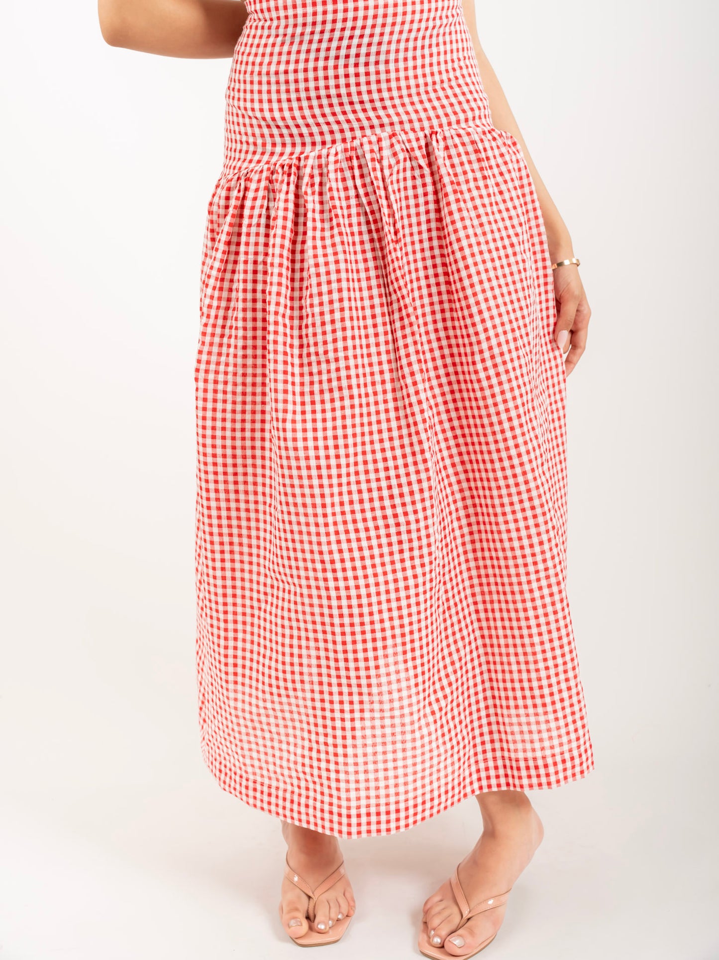 MONOMEE KYLIE GINGHAM SKIRT