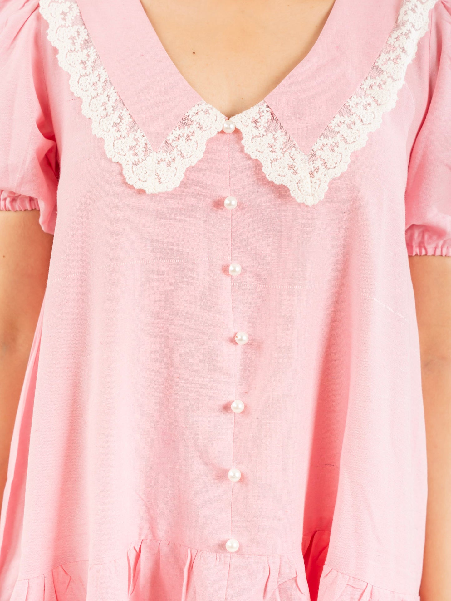MONOMEE ABIGAIL PETER PAN COTTON DRESS