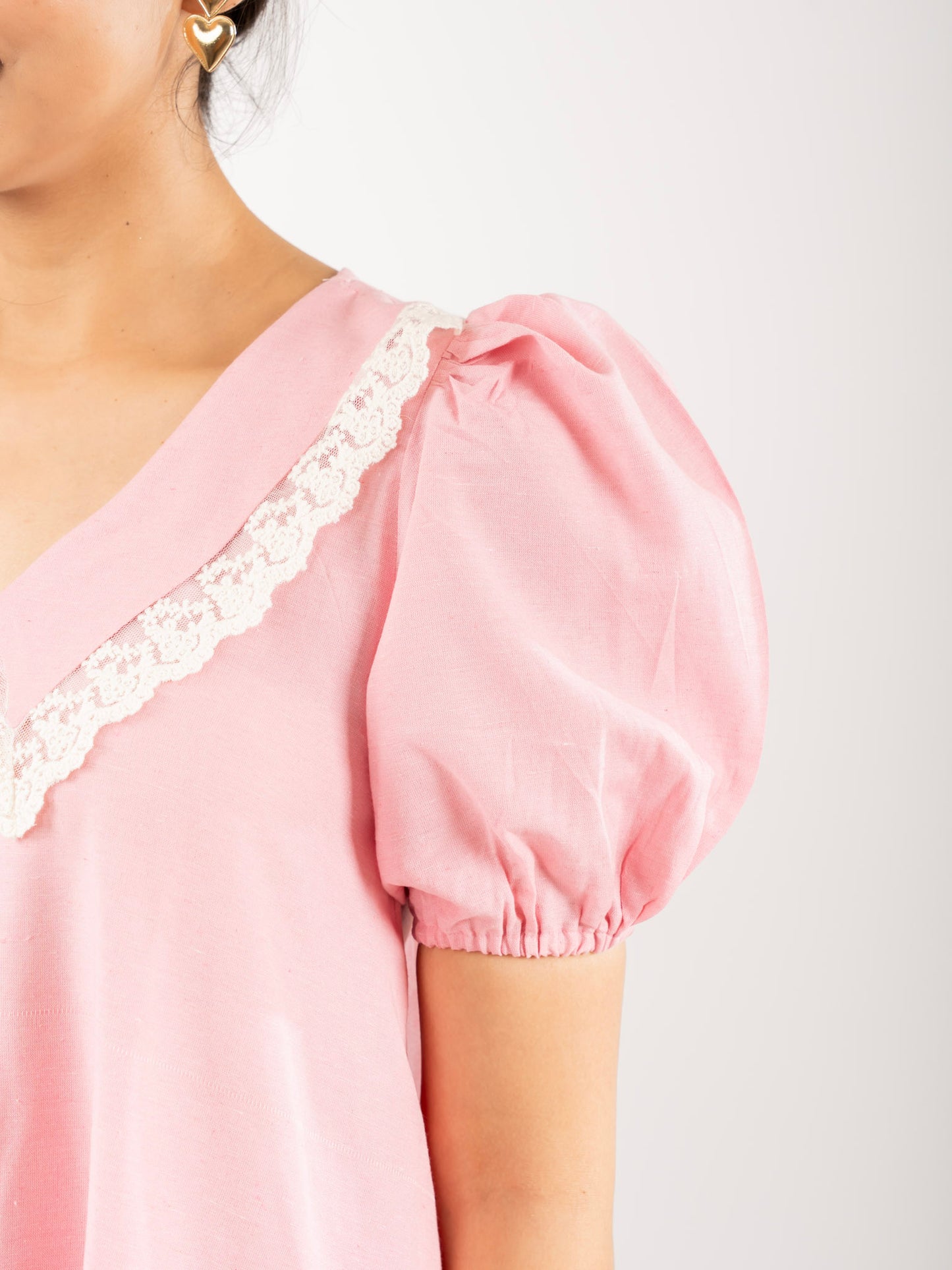MONOMEE ABIGAIL PETER PAN COTTON DRESS