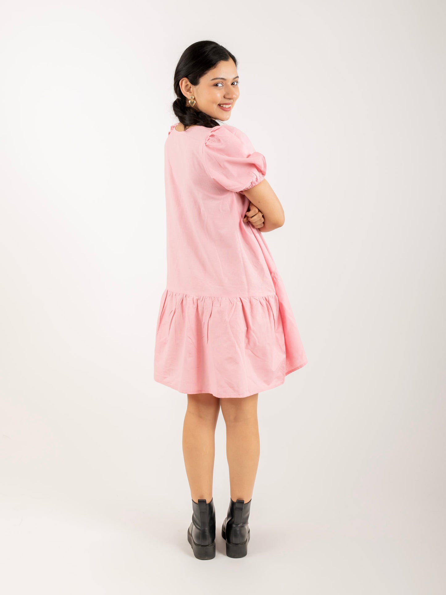 MONOMEE ABIGAIL PETER PAN COTTON DRESS