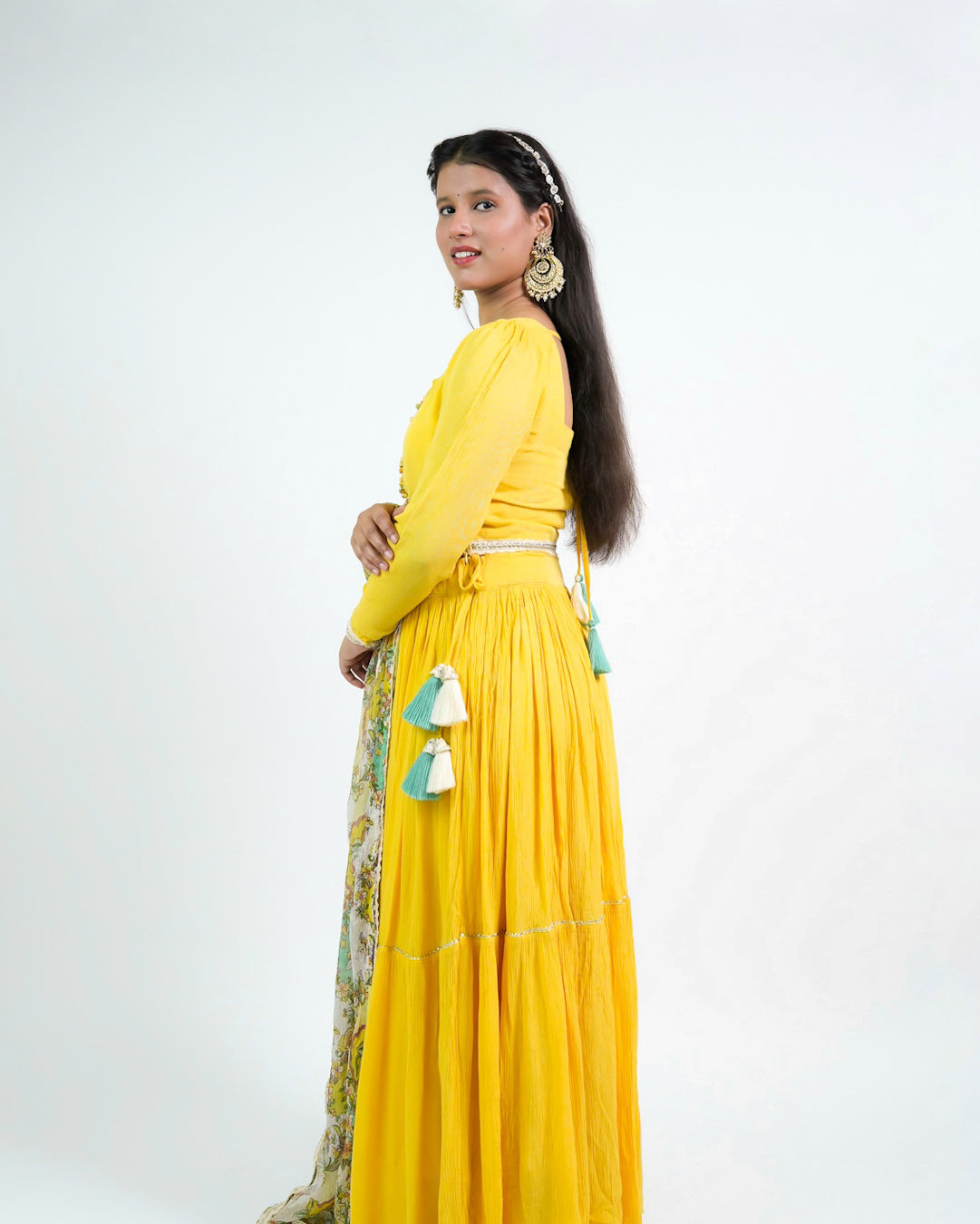 ADVIKA TIERED LEHENGA SET