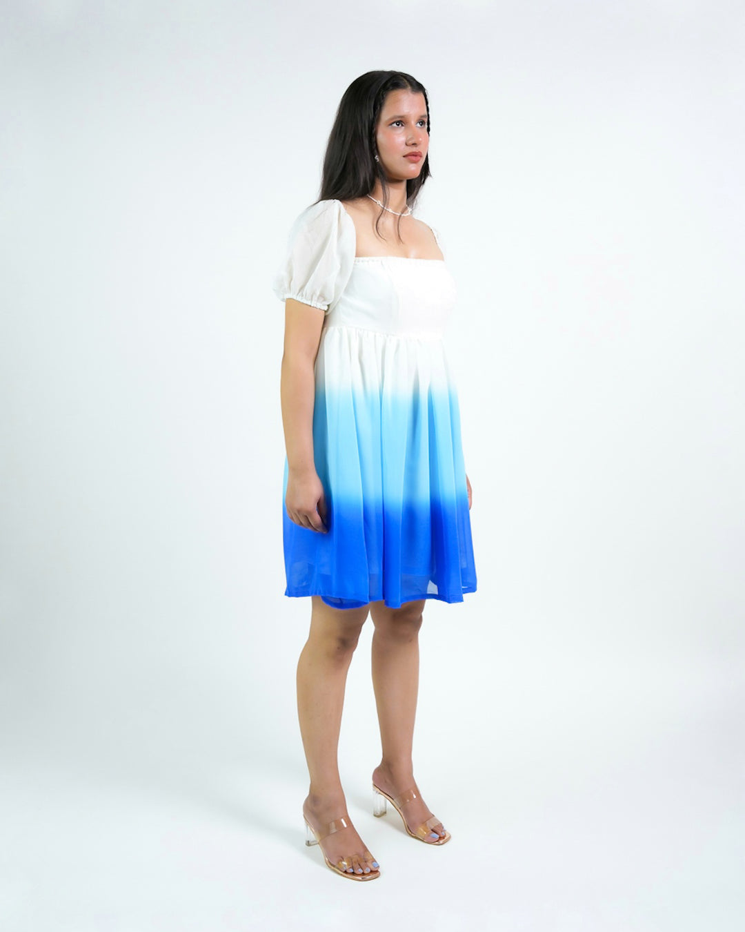 EVE BLUE OMBRE DRESS