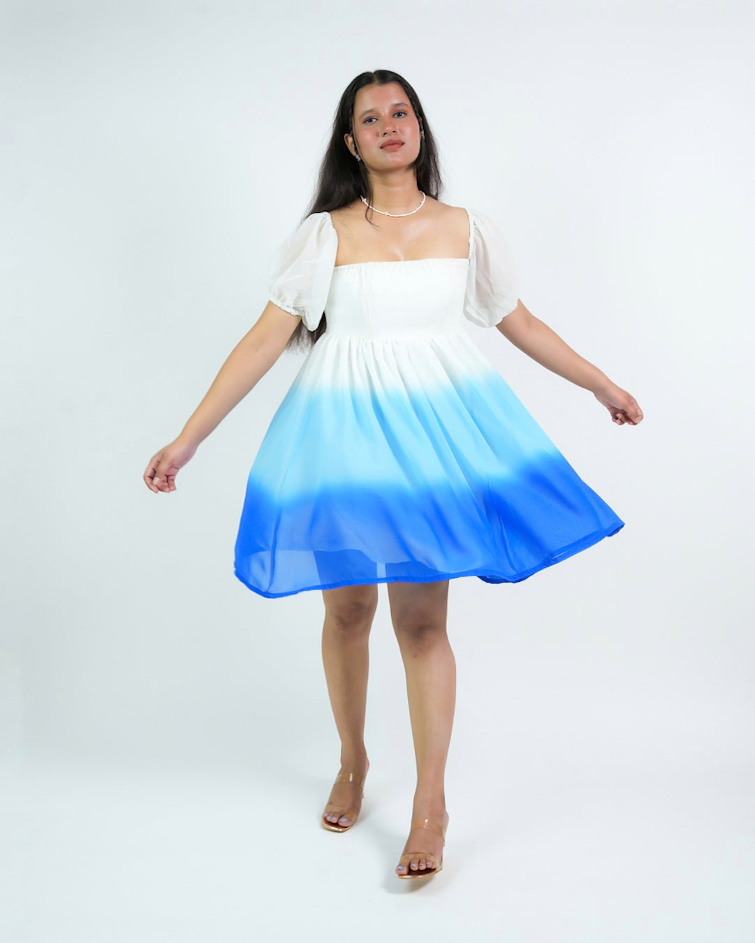 EVE BLUE OMBRE DRESS