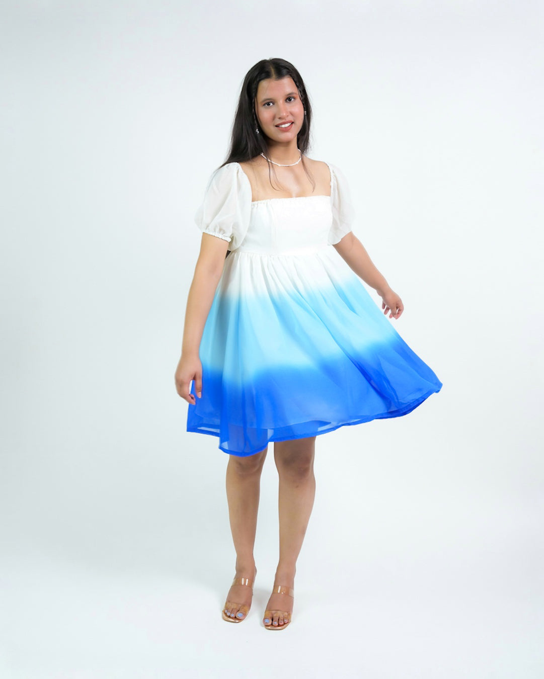 EVE BLUE OMBRE DRESS
