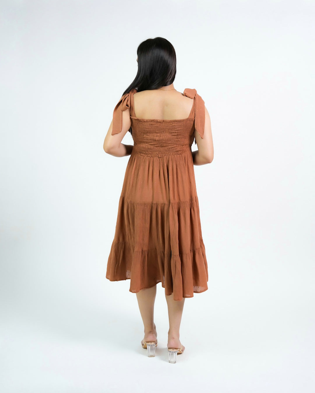 CHARLOTTE BROWN MIDI SUNDRESS