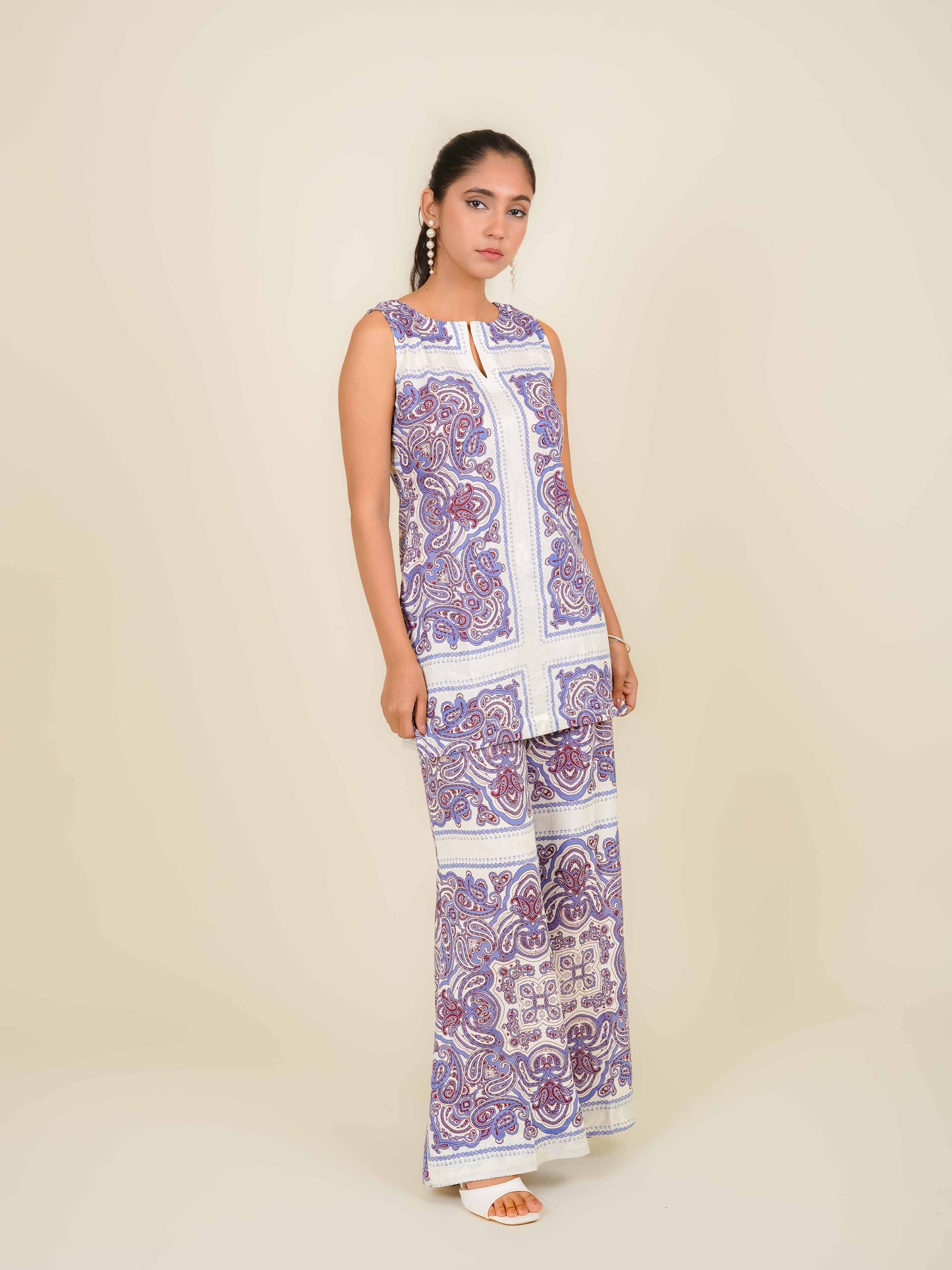 MONOMEE DEMI PAISLEY PRINT BOHO CO-ORD SET