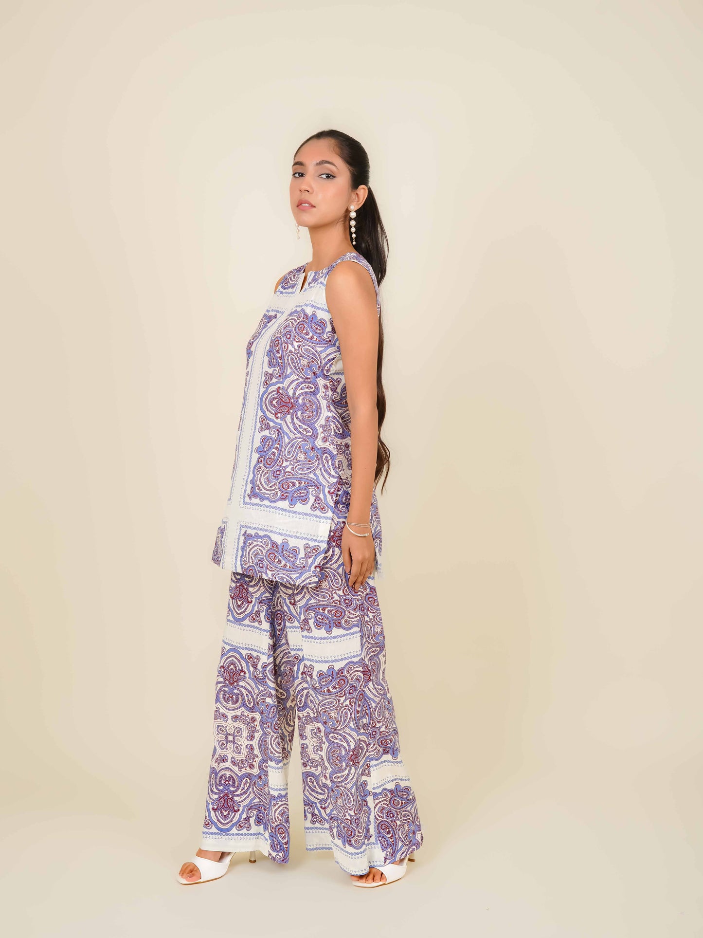 MONOMEE DEMI PAISLEY PRINT BOHO CO-ORD SET