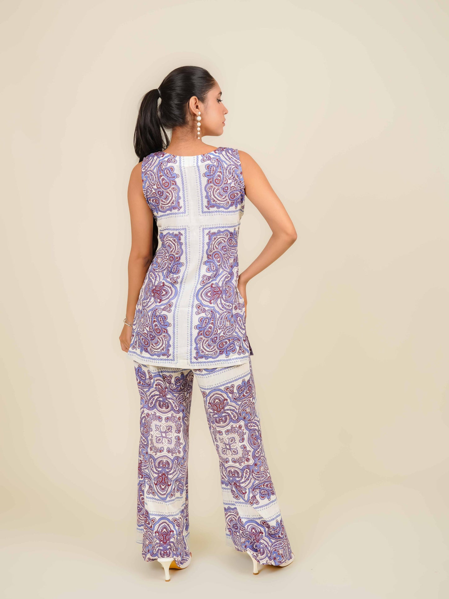 MONOMEE DEMI PAISLEY PRINT BOHO CO-ORD SET