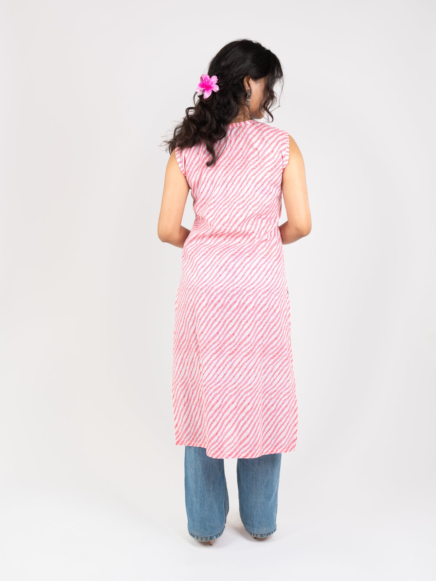 MONOMEE TRISHA LEHERIYA BUTTON KURTI