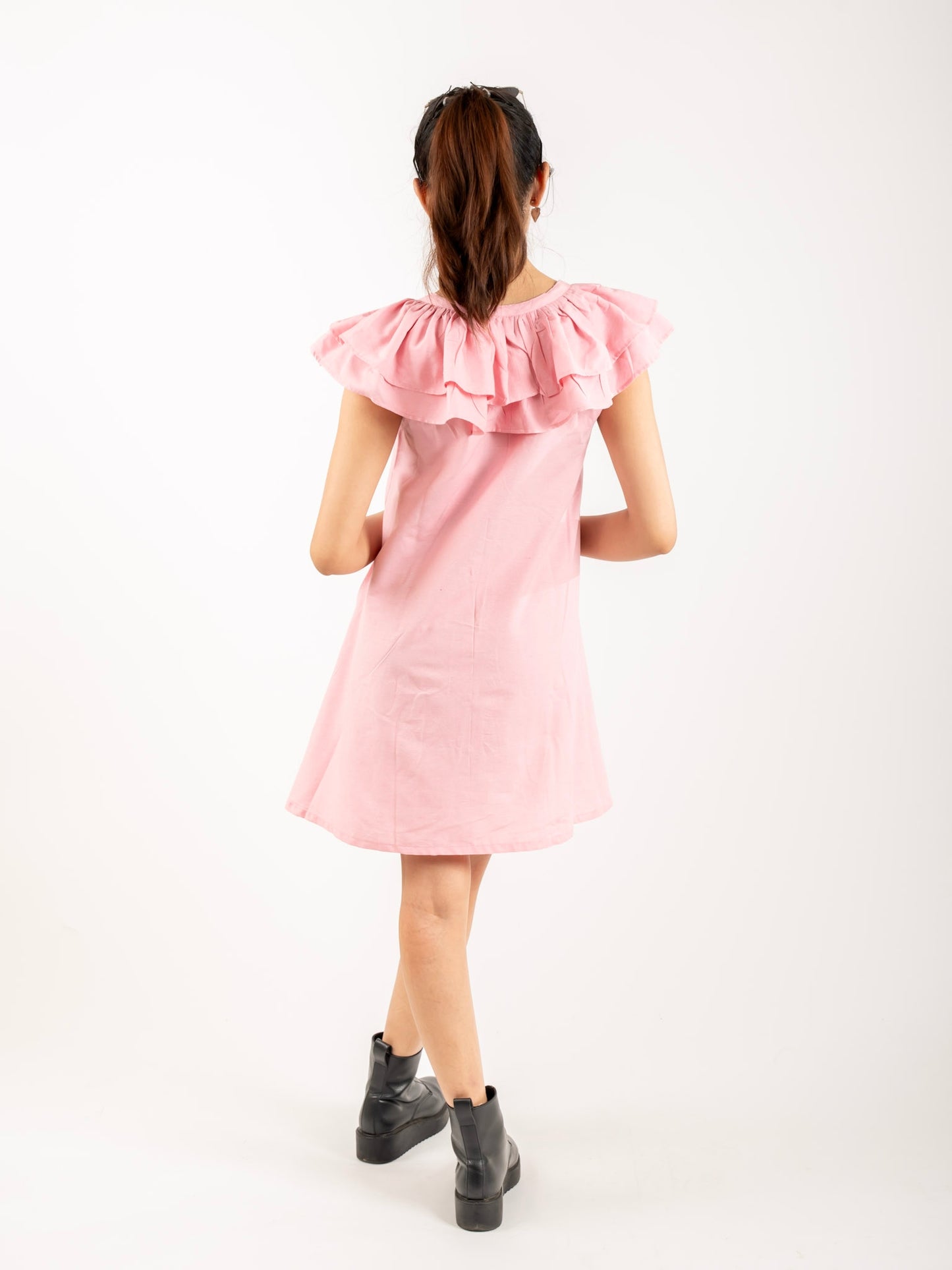 MONOMEE ALLENA PINK MINI DRESS