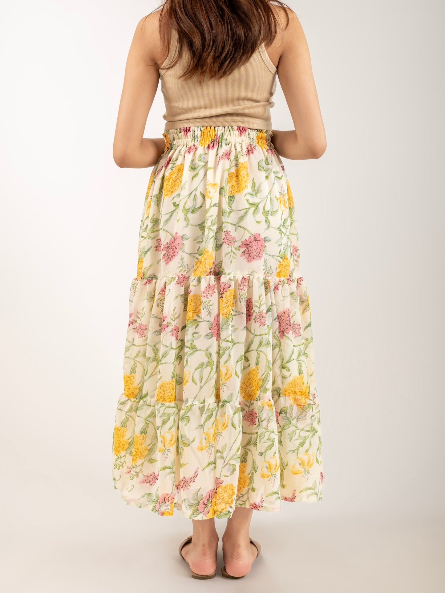 MONOMEE AUGUSTINE FLORAL SKIRT
