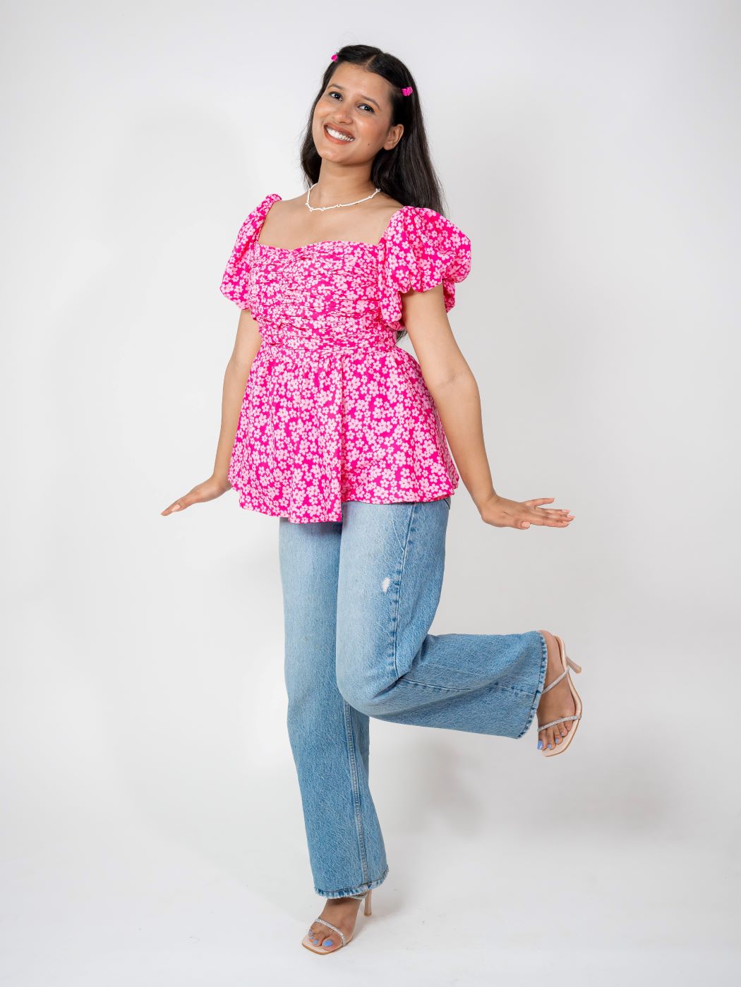 SCARLETT PINK TOP