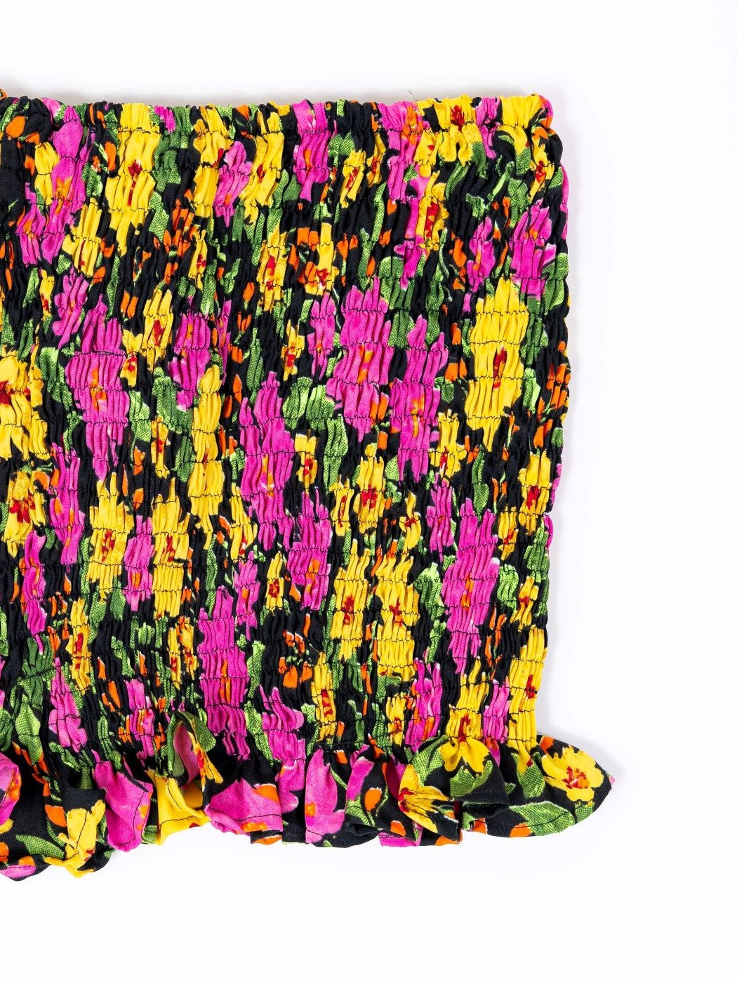 BLAIR BLACK FLORAL TUBE TOP