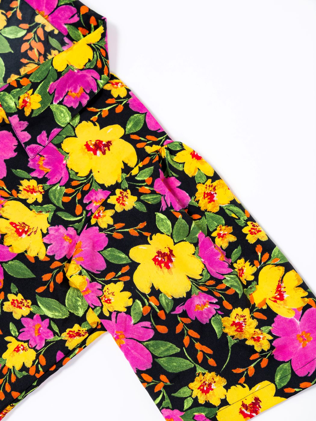 AURORA BLACK FLORAL SHIRT