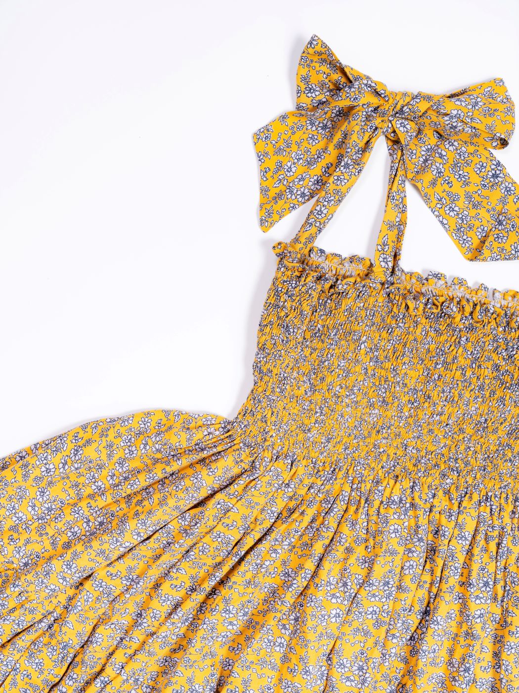 EVA YELLOW MIDI SUNDRESS