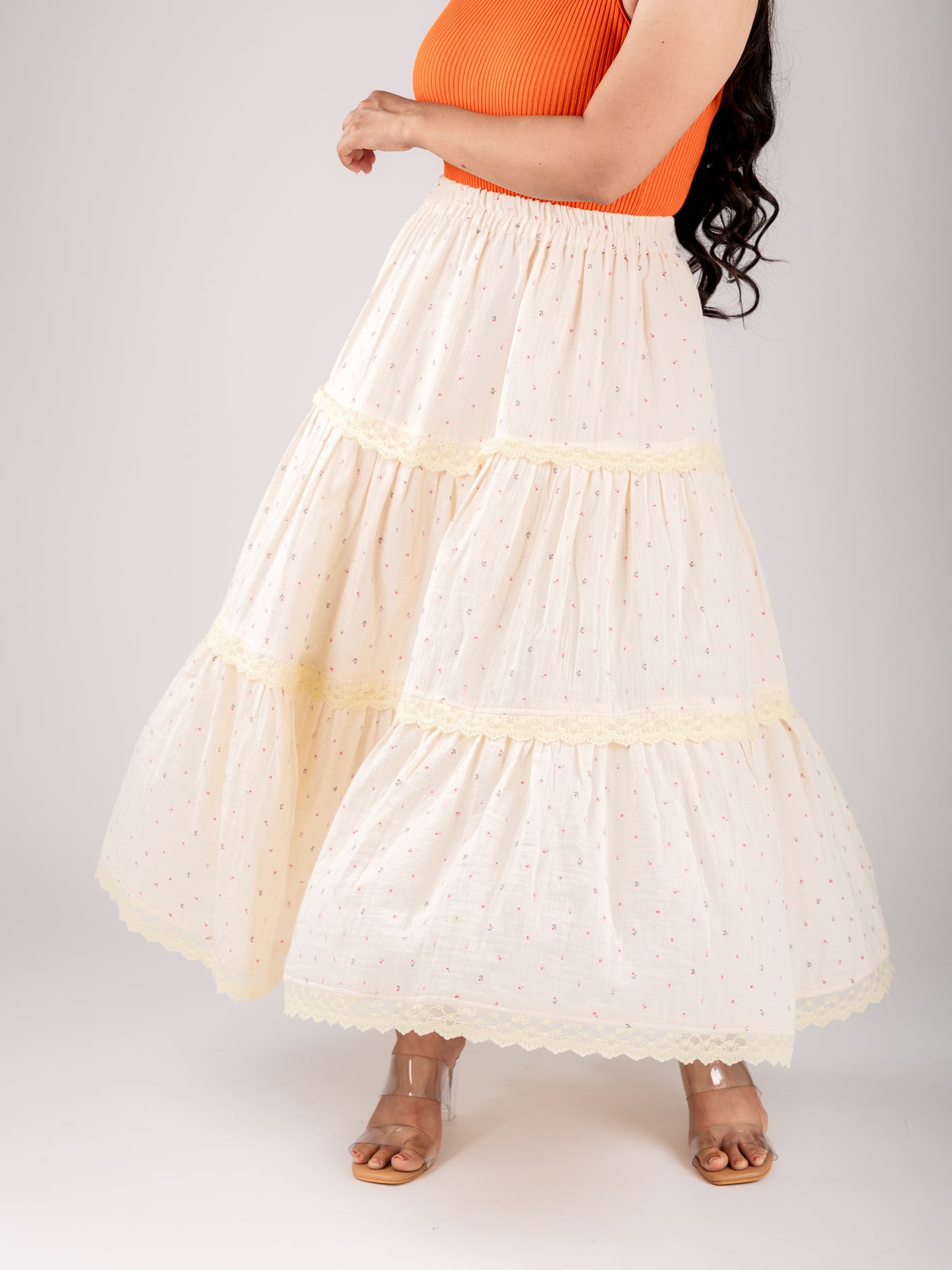 MONOMEE LANA LACE SKIRT