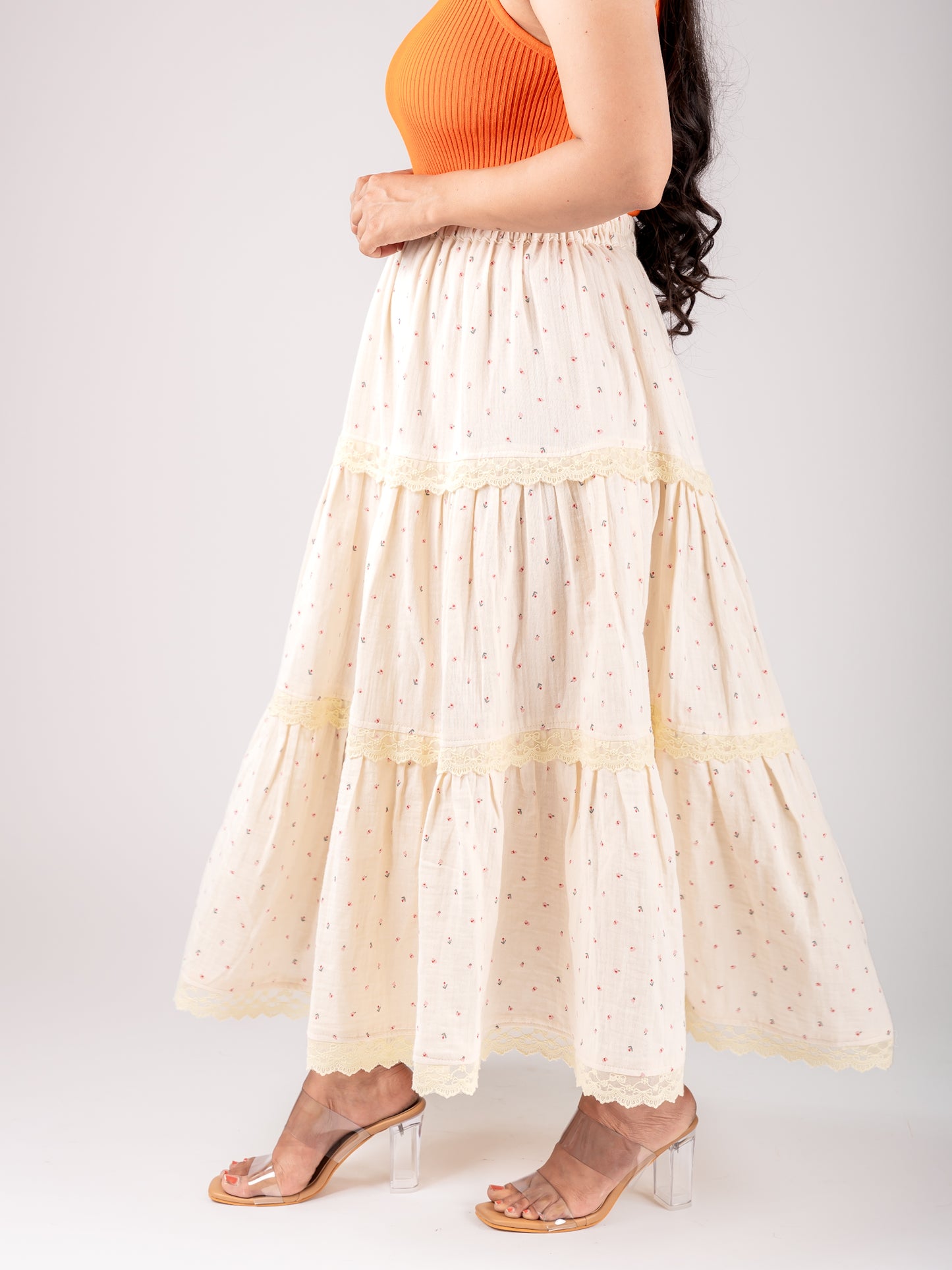 MONOMEE LANA LACE SKIRT