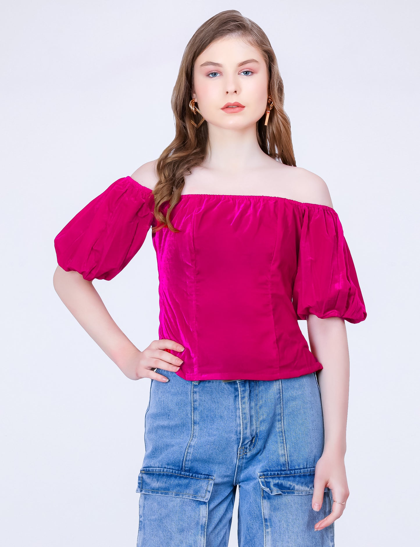 FLORET VELVET TOP