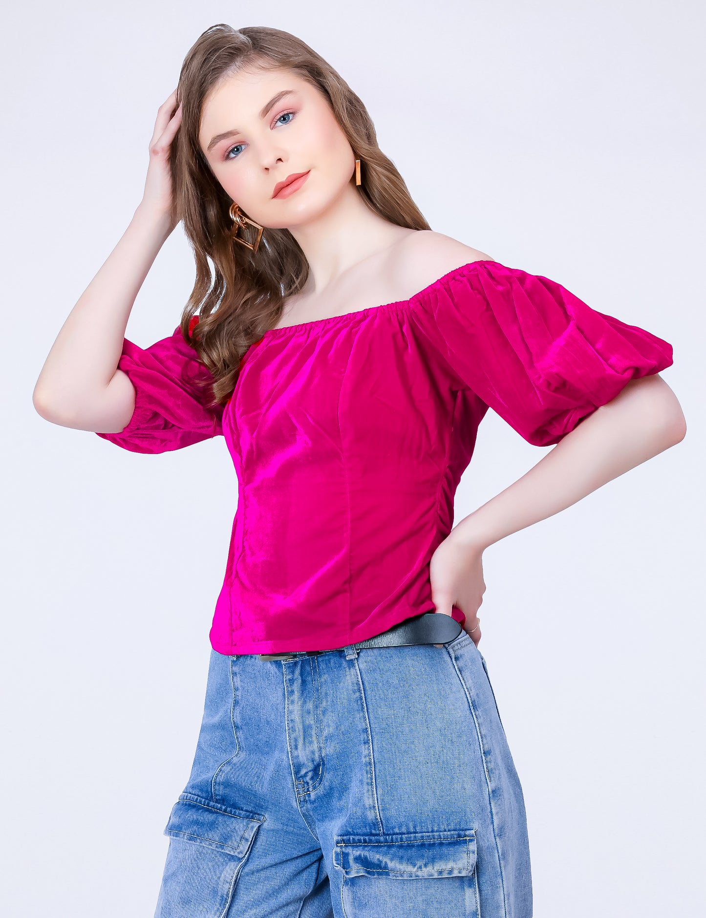 FLORET VELVET TOP