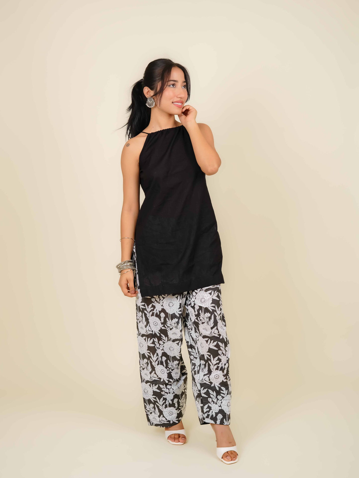 MONOMEE AMARA FARSHI SALWAR SUIT SET