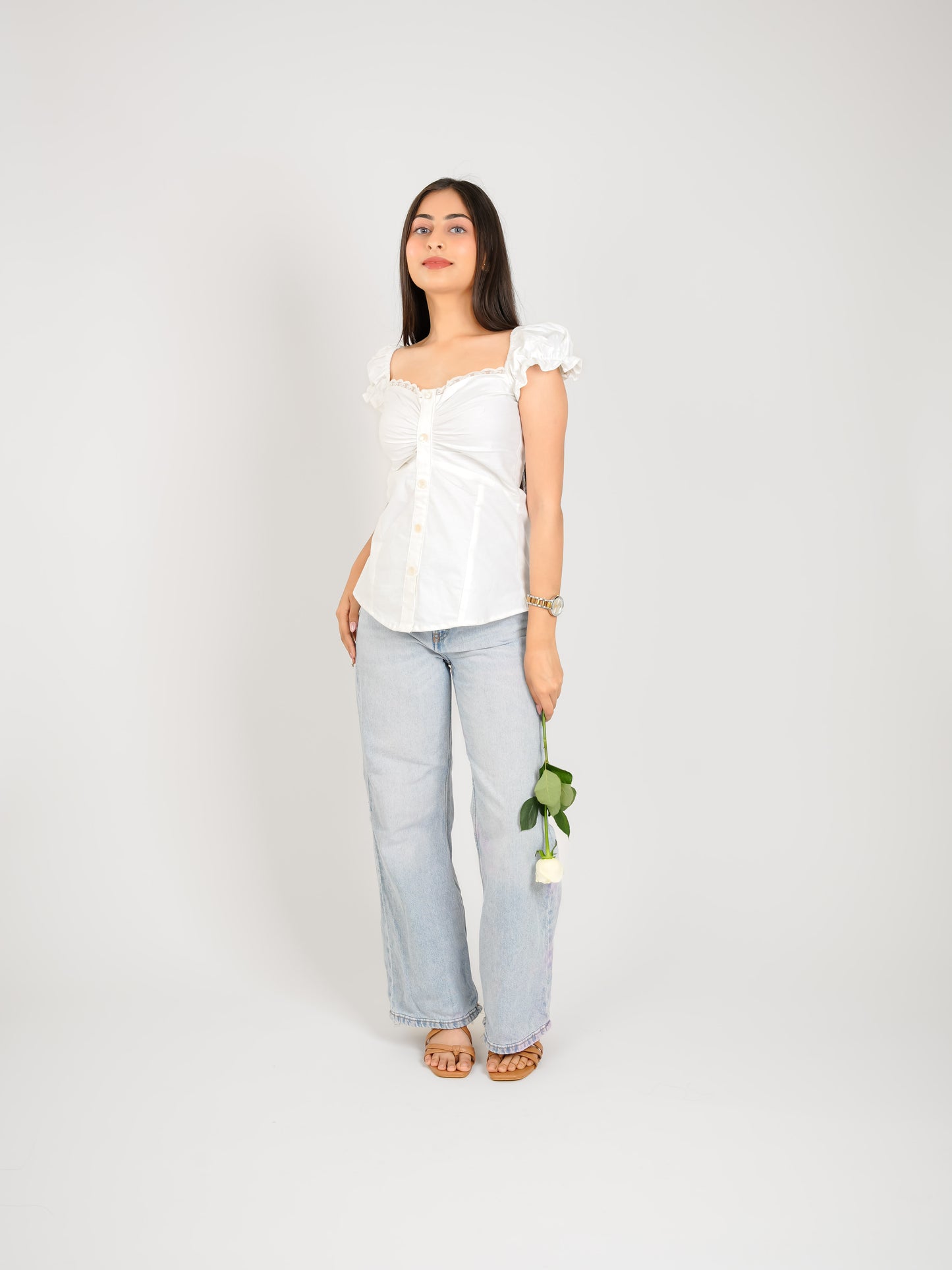 MONOMEE BELLA WHITE TOP