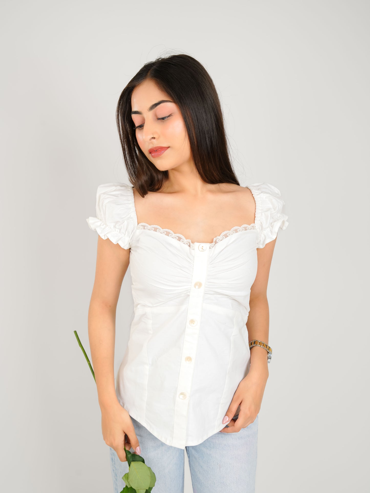 MONOMEE BELLA WHITE TOP
