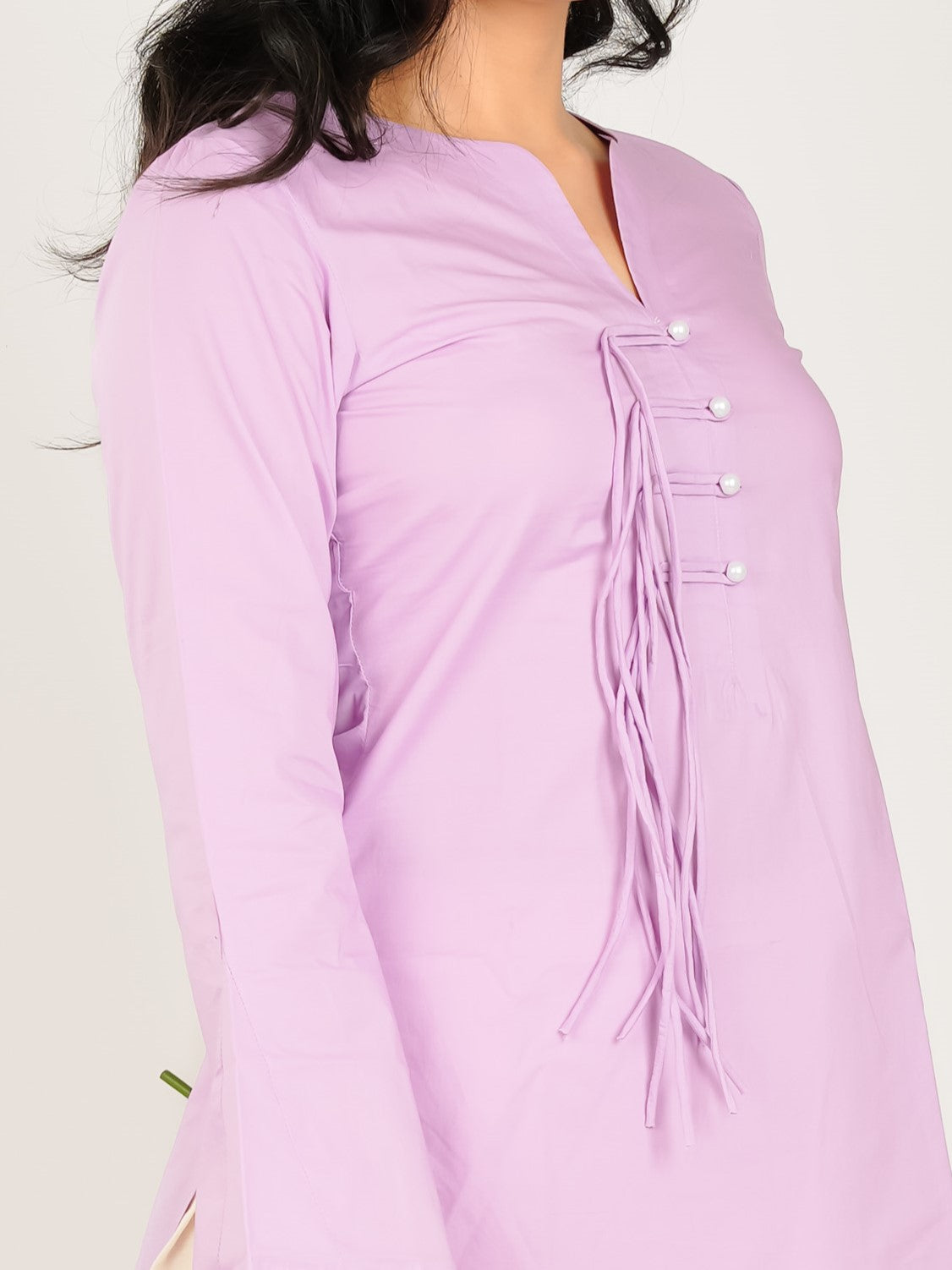 MONOMEE VANYA LILAC SCHIFFLI FARSHI SALWAR KURTA SET