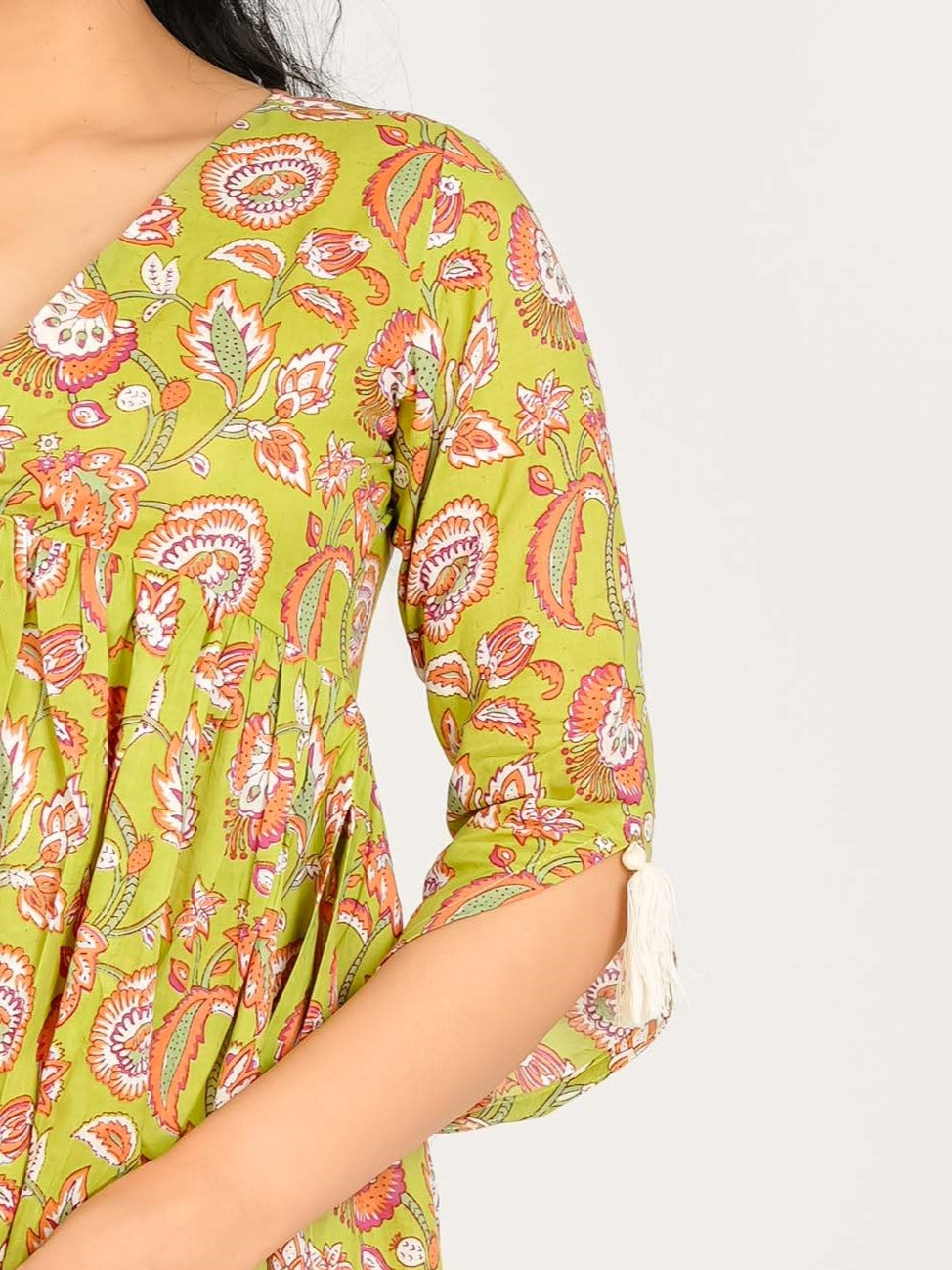 MONOMEE IDA SCHIFFLI KURTA SET