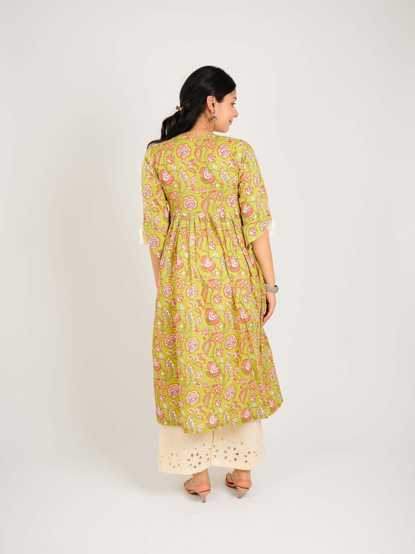 MONOMEE IDA SCHIFFLI KURTA SET