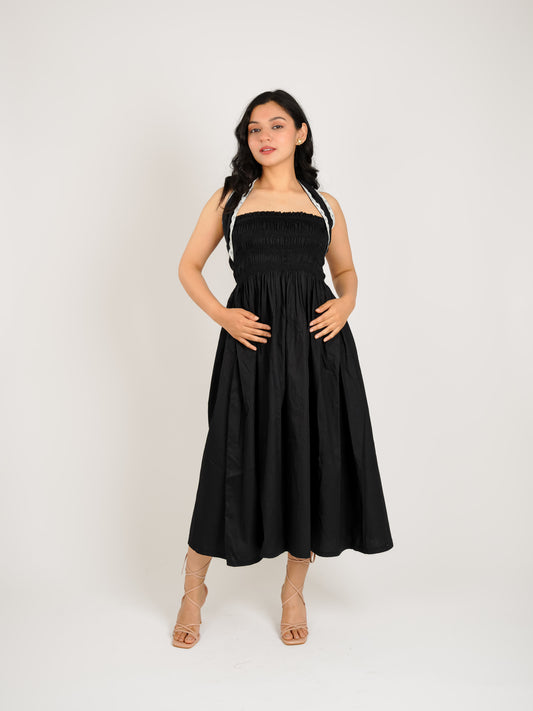 MONOMEE CLEOPATRA BLACK DRESS