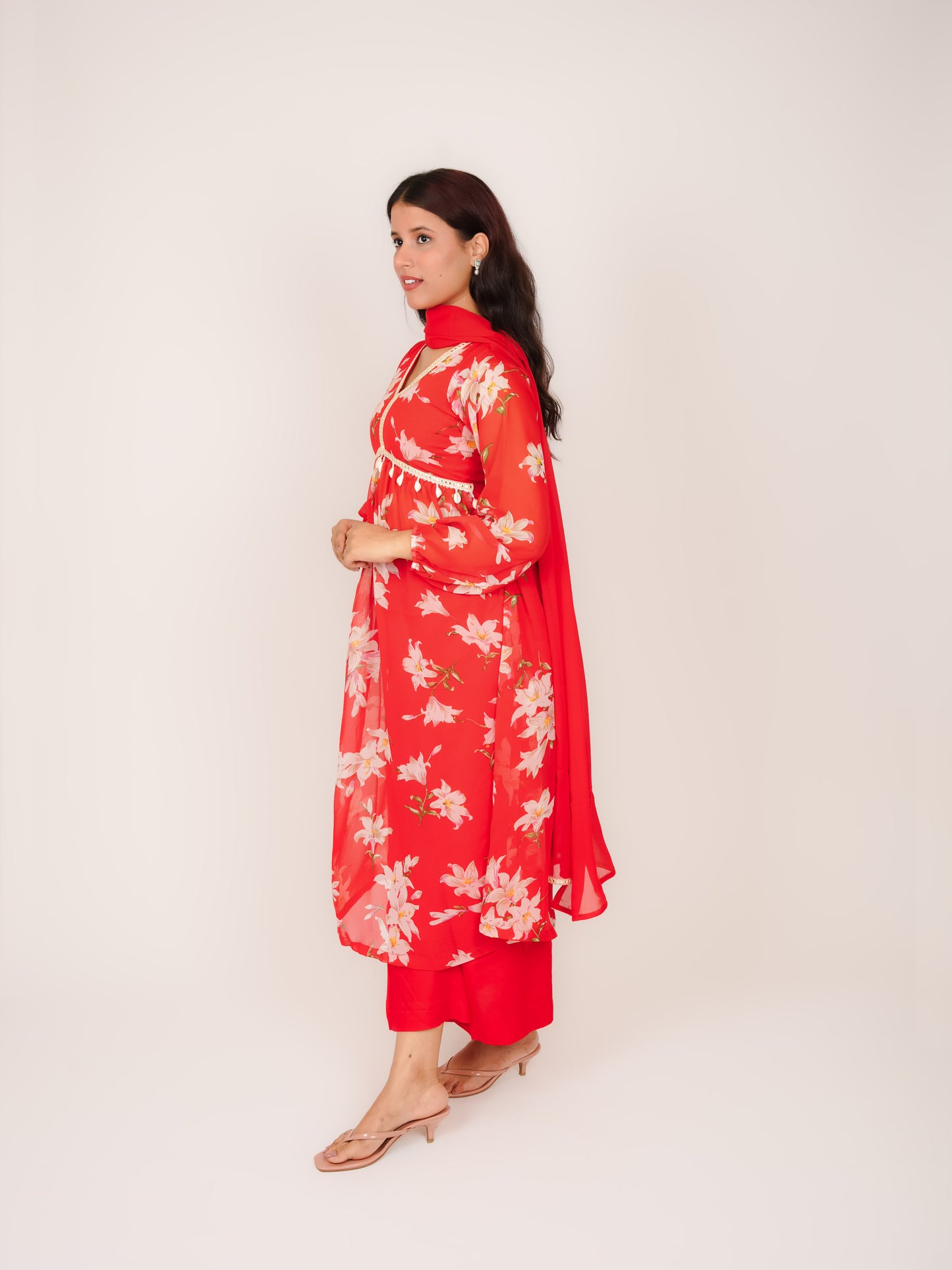 NAVIKA GEORGETTE KURTA SET WITH DUPATTA