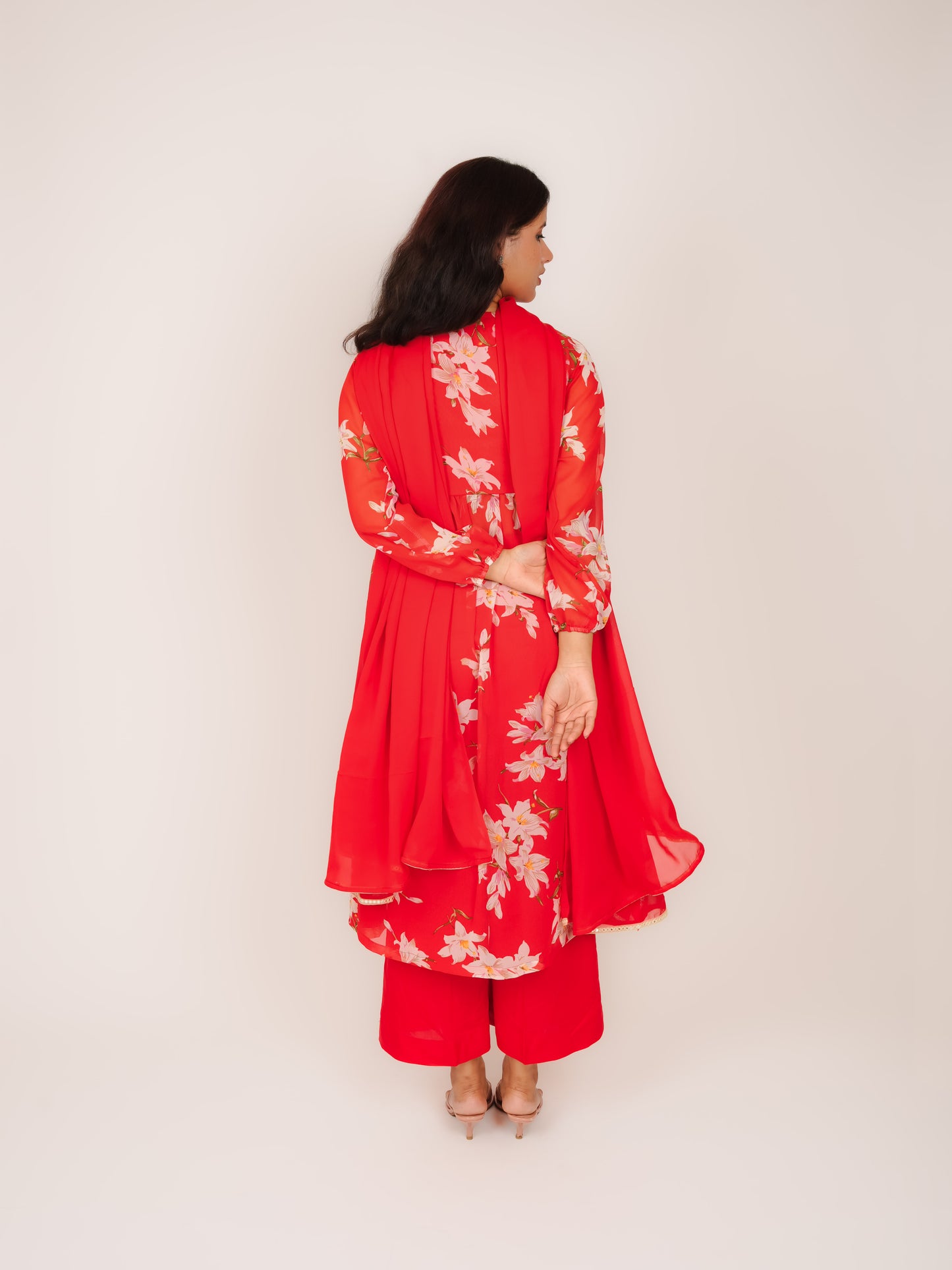 NAVIKA GEORGETTE KURTA SET WITH DUPATTA