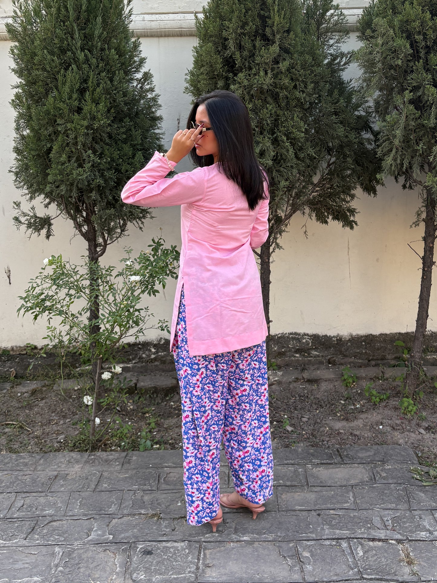 MONOMEE AADHVITA FARSHI SALWAR SUIT SET