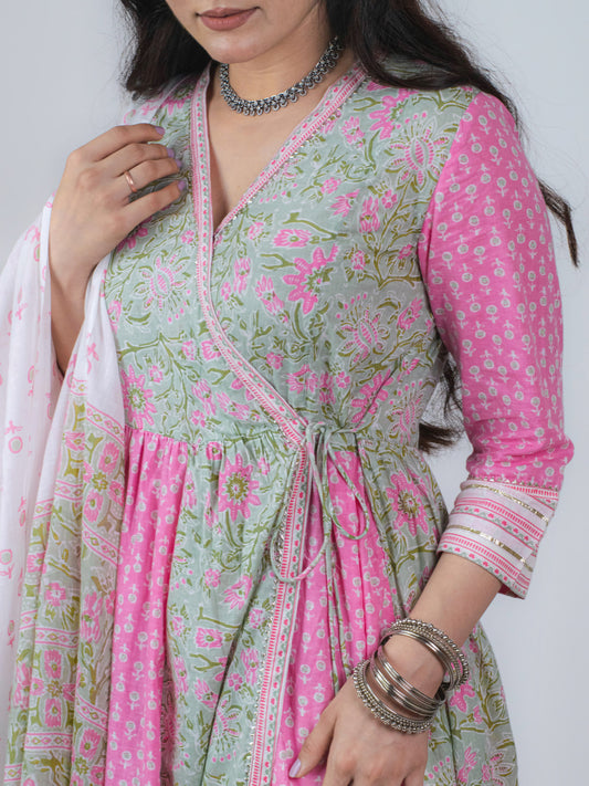 EKAA ANGARAKHA KURTI SET